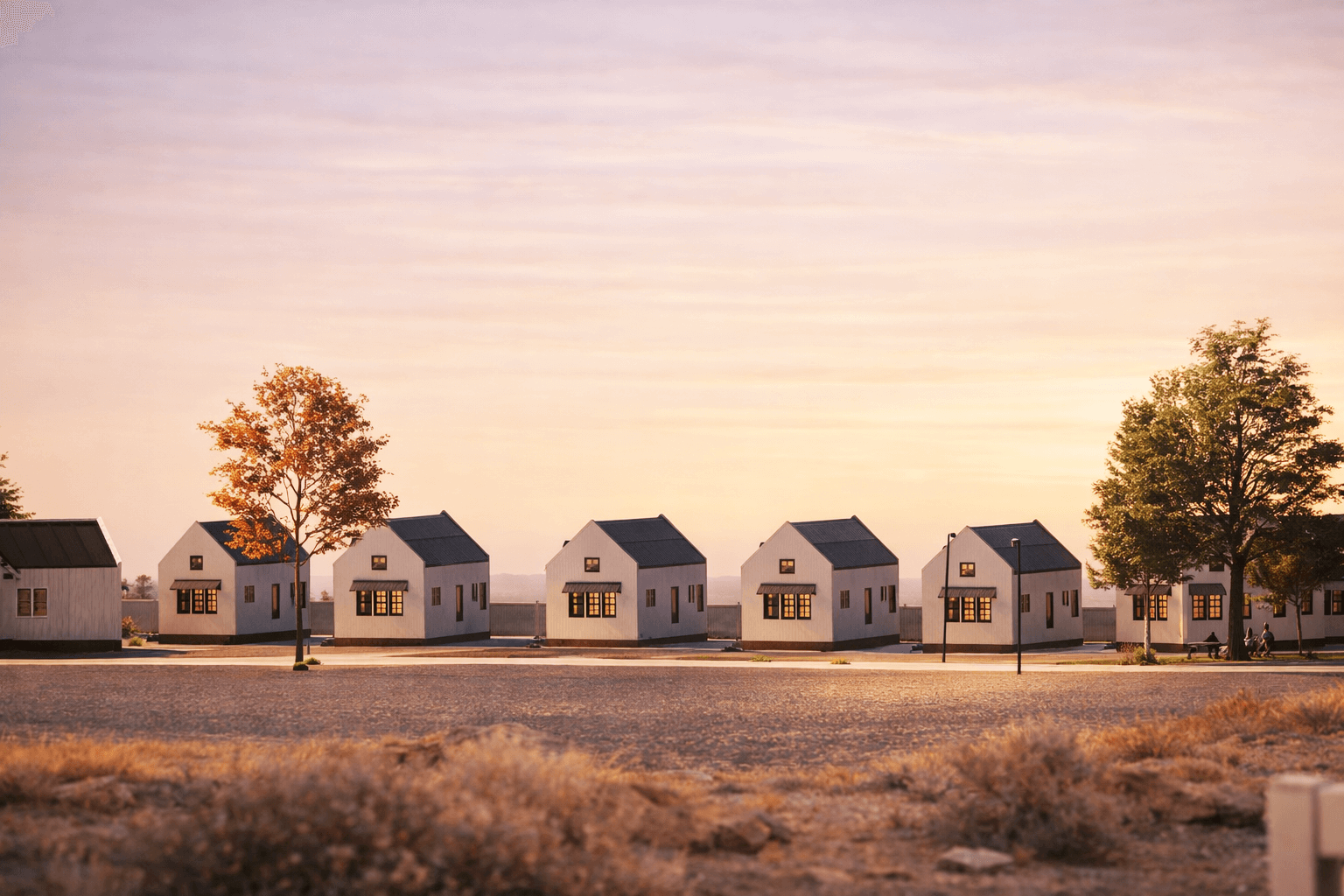 Cottages Golden Hour_View 05