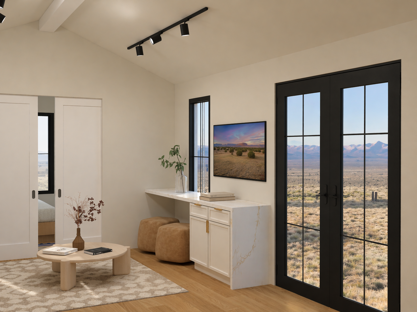 The Rim — entry and living area